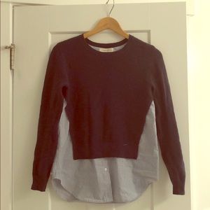 Treasure & Bond layered sweater